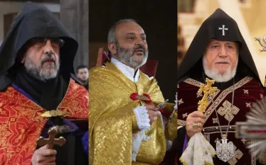 Նոյեմբերի 27-ին հրապարակված հայտարարությունից հետո բեմականացված խայտառակությունը, ինչպես նաեւ հաջորդող զարգացումները մեզ ստիպում են խոր ցավով կատարել հետեւյալ արձանագրումները: Այս մասին, «Հրապարակ» օրաթերթի փոխանցմամբ, ասված է Միքայել արք․ Աջապահյանի եւ Բագրատ արք․ Գալստանյանի հայտարարության մեջ:  «ա/ Մայր Աթոռի եպիսկոպոսաց դասի 57 անդամներից 10-ը պաշտոնապես հայտարարել են, որ իրենք այլեւս չեն ցականում մաս կազմել մեր եղբայրության, ուստի մենք ճանաչում ենք իրենց խորթ եւ օտար, որոնց նկատմամբ, ցավոք, 20-ից 40 տա