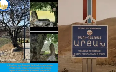 2026 թ․ մարտի 11-ին TikTok սոցիալական ցանցում գրանցված xanabat muhavizə (https://vm.tiktok.com/ZS9dtHDAg2SVA-FNuz1/) օգտատերը հերթական տեսանյութն է հրապարակել Ադրբեջանի կողմից ժամանակավորապես բռնազավթված Արցախի Հանրապետության Ասկերանի շրջանի Խնապատ գյուղից։ Այս մասին գրել է Արցախի մշակութային ժառանգության օմբուդսմեն, «Ազգային» պատմամշակութային ՀԿ փոխնախագահ Հովիկ Ավանեսովը:  «Տեսանյութից ակնհայտ երևում է, որ «շինարարական աշխատանքների» պատրվակով ոչնչացվել է գյուղում՝ փռշնի ծառի տակ գտնվող 12-րդ դարի խաչքարը։