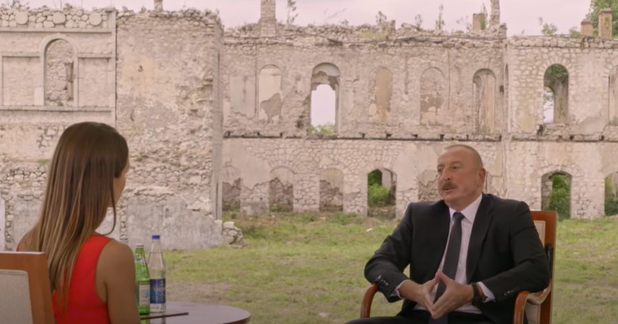 Ալիևը հայտնել է, որ Ադրբեջանը տարածքային պահանջներ չունի Հայաստանից 