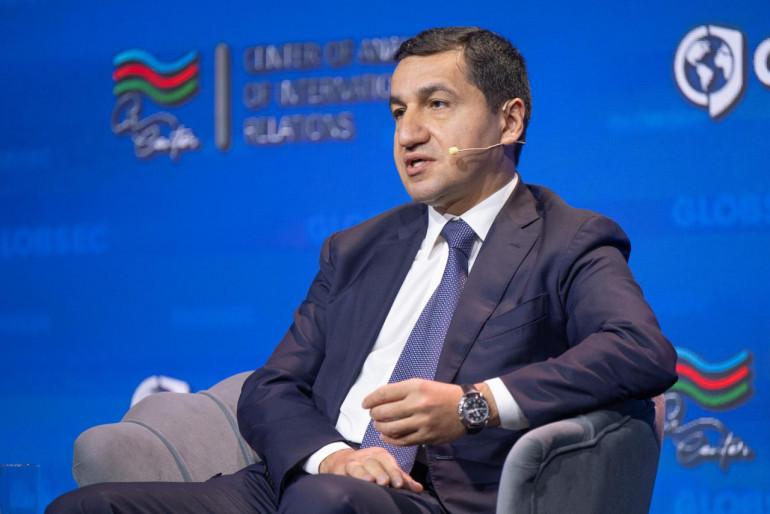 «Ի վերջո, պատերազմն ավարտվել է։ Մենք ակնկալում ենք, որ Հայաստանը կփոխի իր Սահմանադրության տեքստը, որը դեռևս պարունակում է Ադրբեջանի նկատմամբ տարածքային պահանջների վերաբերյալ կետեր»,- նշել է նա: