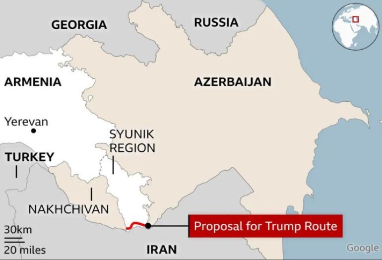 «TRIPP»-ը վերջապես զրկում է Ռուսաստանին Հարավային Կովկասում գլխավոր խաղացողի դերից, գրված է Ուկրաինայի Արտաքին հետախուզության ծառայության կայքէջում։ Առնվազն 49 տարի հայ-ամերիկյան համատեղ կառավարման ընկերությունը կապահովի նախագծի գործունեությունը և կապը Հայաստանի և Ադրբեջանի միջև։ Մինչև վերջերս Մոսկվան իրեն դիրքավորում էր որպես տարածաշրջանի գլխավոր և միակ հաղորդակցող։   ««TRIPP»-ի շրջանակներում նախատեսվում է անցկացնել նավթի և գազի խողովակաշարեր, օպտիկամանրաթելային ցանցեր, ինչպես նաև ստեղծել երկաթուղային և ճա